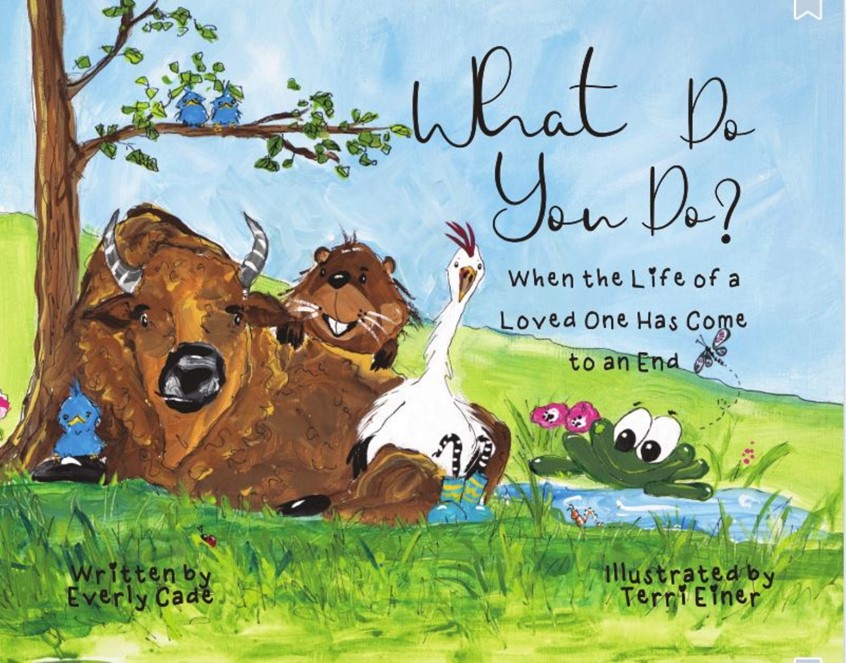 illustration of Alternative cover art ebook vs hardcover for Picture Book, What Would You Do? kidlit juvenile animal animals bison crane beaver frog dragonfly zoo birds whimsical painterly kids children