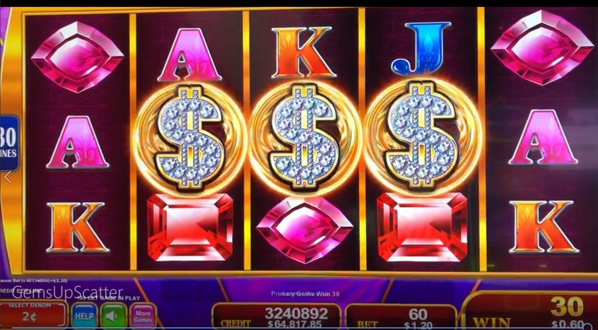 Gems Up Casino Slot Machine Game Scatter Animation Animation by Sandra ...
