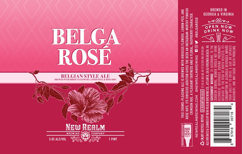 illustration of Collaboration with New Realm Brewing Company for a Belgian Style Beer with Hibiscus Flower. Floral delicate illustrations with modern graphic elements and a monochromatic color scheme.
Merch, Food, Drink, Pattern, alcoholic, beverage, package, vector, label, beer, bottle, can, craft, seamless pattern, textile, decoration, hop, hops, plants, floral, print,