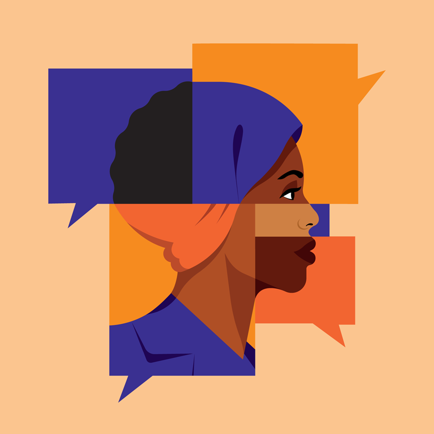 illustration of Cover illustration for Midwives magazine showing how the Royal College of Midwives raise their voices and demand equality for maternity workers.
Equal rights, Female, Maternity, Midwifery, Healthcare, NHS, Rights, Protest, Workplace, Puzzle, Portrait, Face, Medical, Science, digital, vector, conceptual, race, ethnicity, inequality