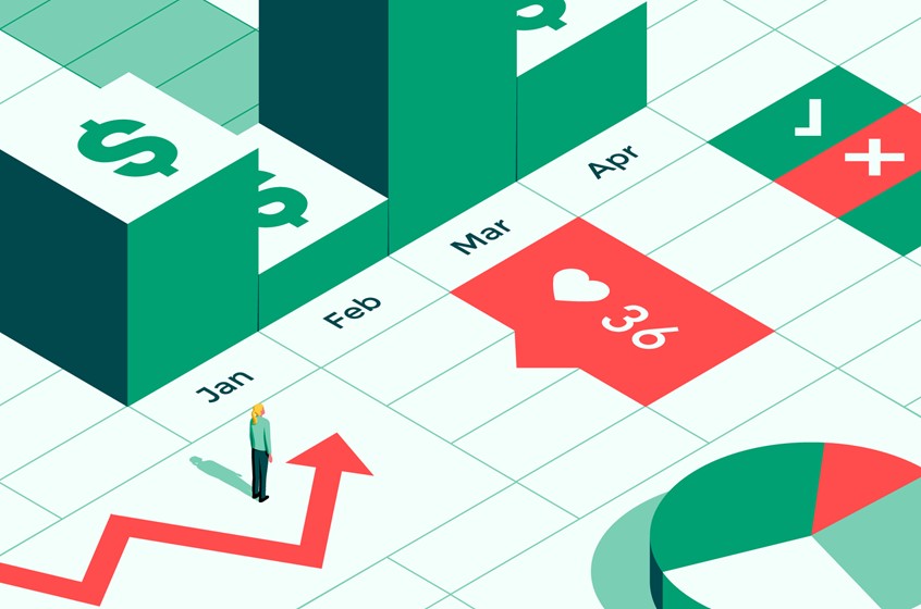 illustration of Created for the Wall Street Journal, the article talks about the importance of running your new business like a business and taking time daily to handle business matters and financials.
data, excel, business, freelancer, financial, money, social media, conceptual