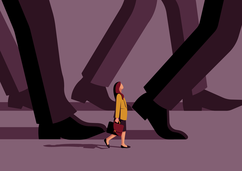 illustration of Gender Diversity in the Workplace for London Business School. Written by a father of two daughters, sharing his perspective on gender equality in the workplace and whether or not it has gotten better or worse.
Editorial, woman, female, worker, businesswoman, business, entrepreneur