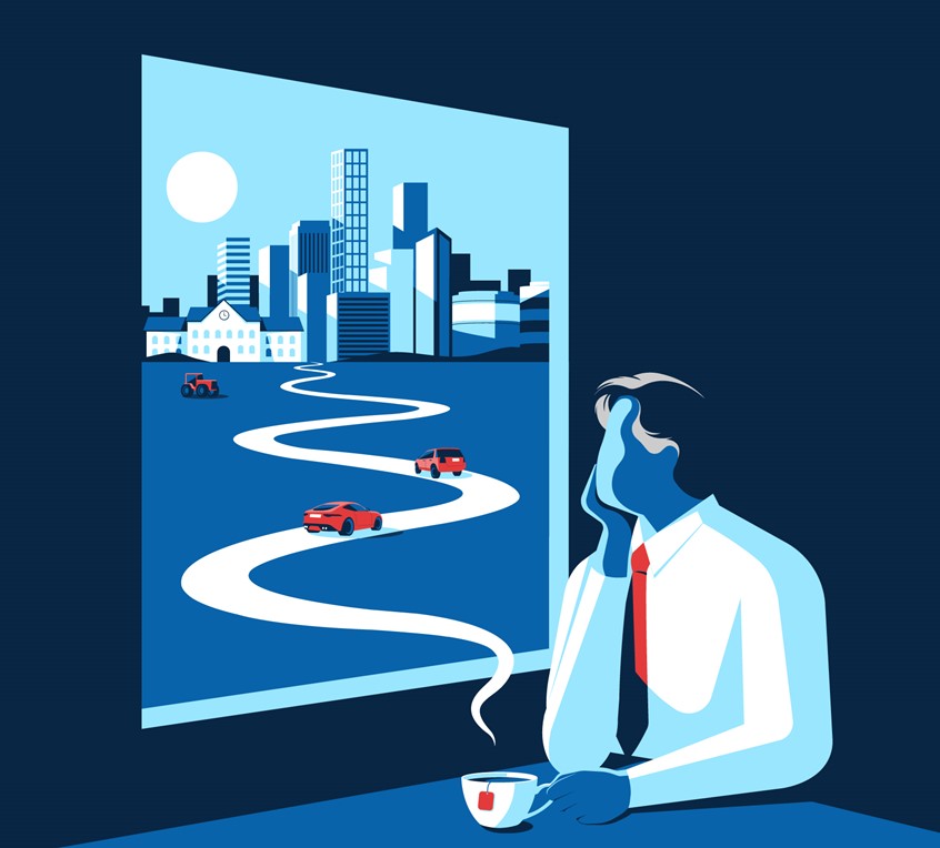 illustration of My 'Lives and Legacies' illustration, created for a global consulting firm and featuring Tata Group leader, Ratan Tata.
Tata transformed his family’s business conglomerate into a multinational corporation with globally recognisable brands such as Tetley Tea, Landrover and Jaguar.
The illustration aims to honour the enduring legacy of Tata after his passing late last year.
Business leader, entrepreneur, business empire, corporate, city