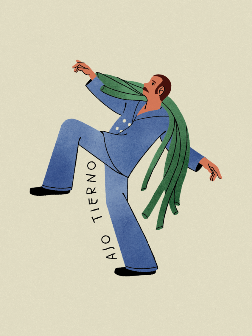 illustration of Character Closeup: The Spring Onion. Illustration about seasonal foods to eat in January, here in Peninsular Spain, served with a pinch of humor. Personal work.
.
Food
Gastronomy
Seasonal
Produce
Celebration
Vegetables
Spring Onion