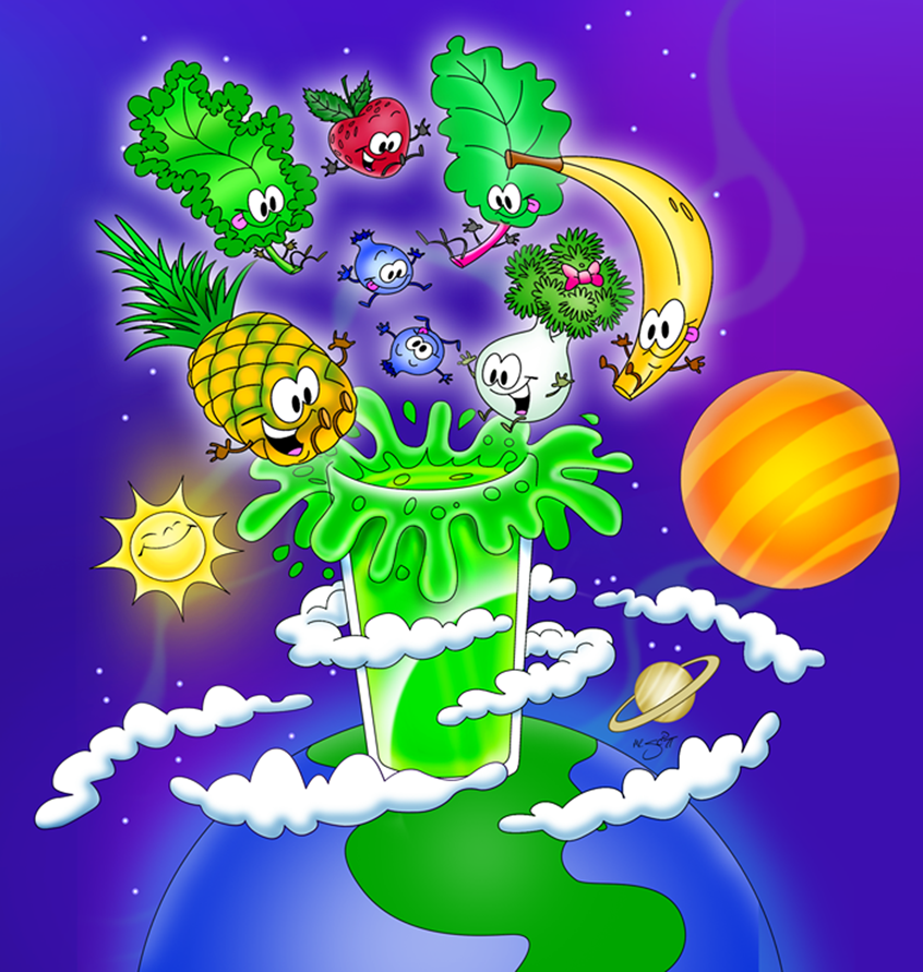 illustration of Mr Scott teams up with health & fitness mastermind