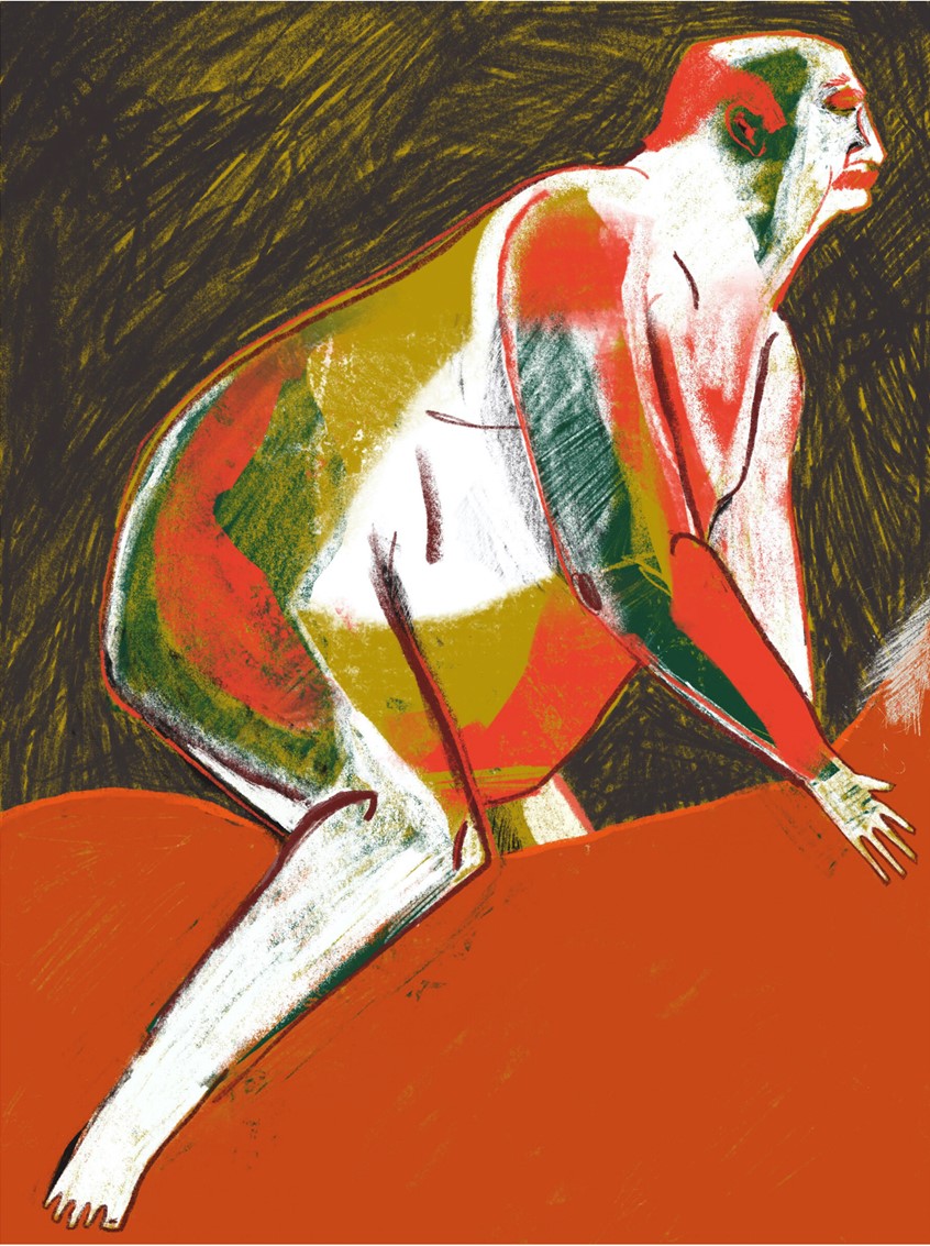 illustration of portrait of a man escaping his problems.
face, weird, conservation, equality, ownership, identity, outdoors, weird, odd, fiction inspired, peaceful, calm, serine, midcentury, modern, modernism, line, airbrush, texture, horse, fineart, figure, lost, rocks, horse, nude, big, man, male, person, figure, fat, mental, heath, escapism, fleeing, lost, self, identity, solitude, conceptual, conceptual art, Covid, covid-19