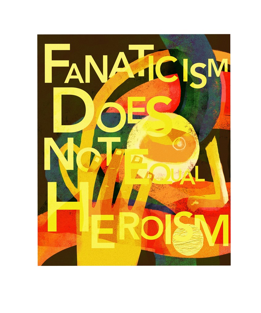 illustration of Playing with type and gesture.
fanaticism, culture, stress, problem, modern, hysteria, woke, heroism, fear, panic, pandemic, environment, social, social justice, panic, hysteria, depression, terror, identity, politics