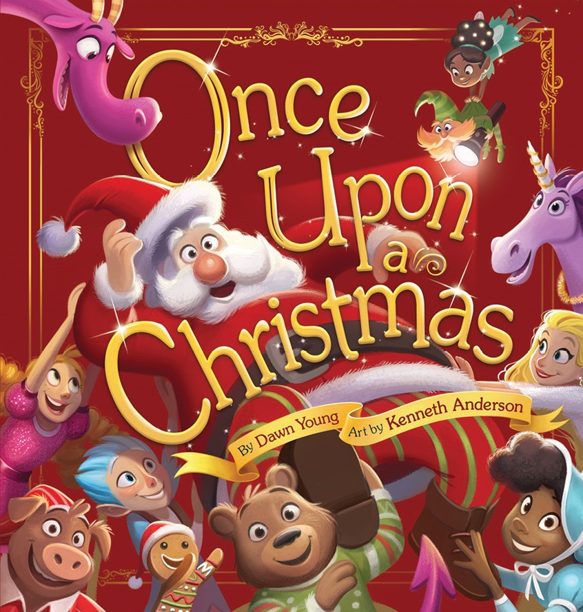 illustration of Humour, Seasonal, Character Design, Picture Books, Figurative, Monsters, Christmas, Santa, Elf, Holidays, Book jacket design