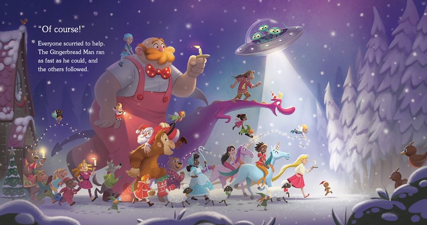 illustration of Illustration, Humour, Seasonal, Character Design, Picture Books, Figurative, Monsters, Christmas, Santa, Elf, Christmas Holidays,