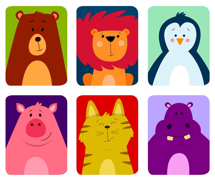 illustration of F/C illustration of animals for educational game, digital images, logo, editorial, social studies, children illustrations, vector art, people, character development, food, children books, whimsical illustrations, animals, maps, packaging, children, school books, album covers, toys and games, education, posters, travel, lettering, typography, design.