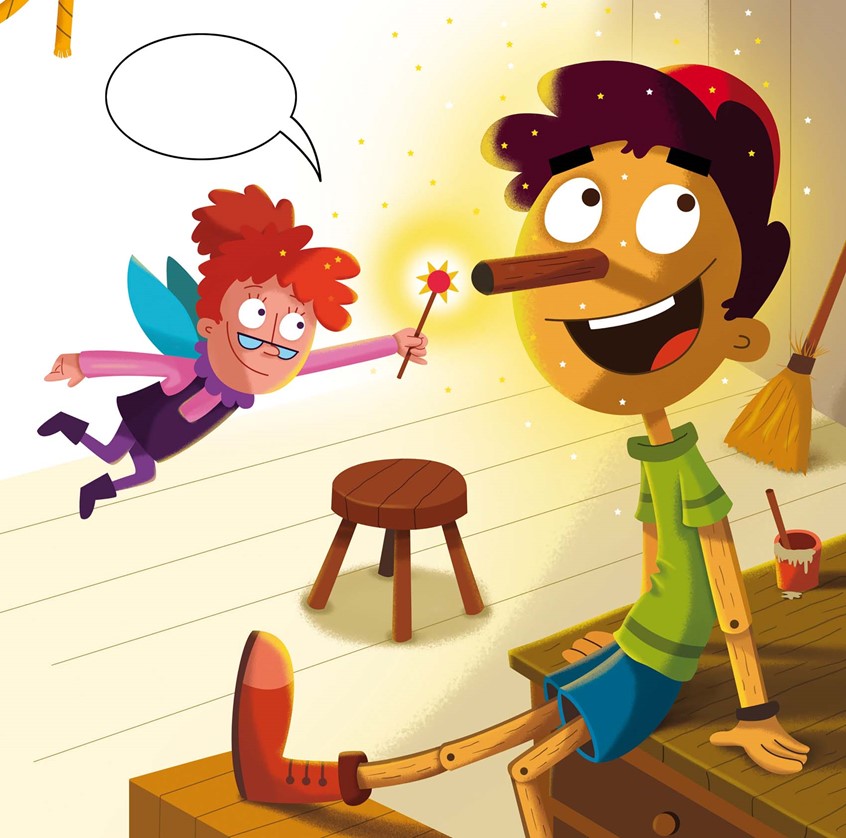 illustration of F/C illustration of Pinocchio, digital images, logo, editorial, social studies, children illustrations, vector art, people, character development, food, children books, whimsical illustrations, animals, maps, packaging, children, school books, album covers, toys and games, education, posters, travel,
lettering, typography, design.
