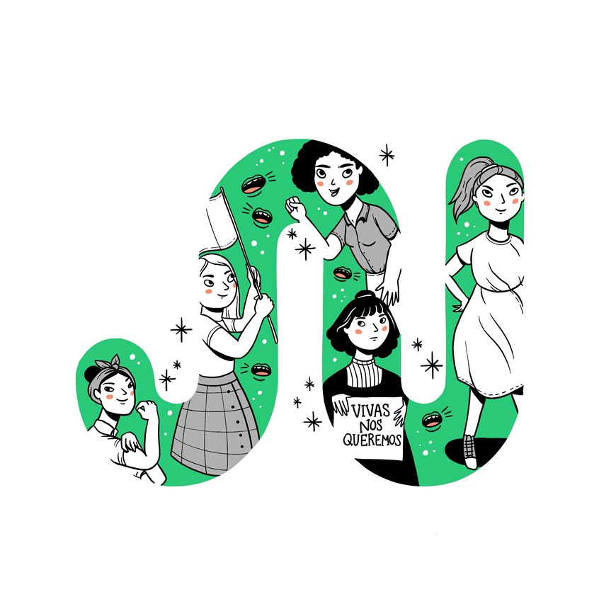 illustration of Illustration made for the online ticket selling platform Joinnus for the International Women's Day.
International Women's Day, Women, March 8, Woman, Feminist, Girls, Girl, Power, Justice