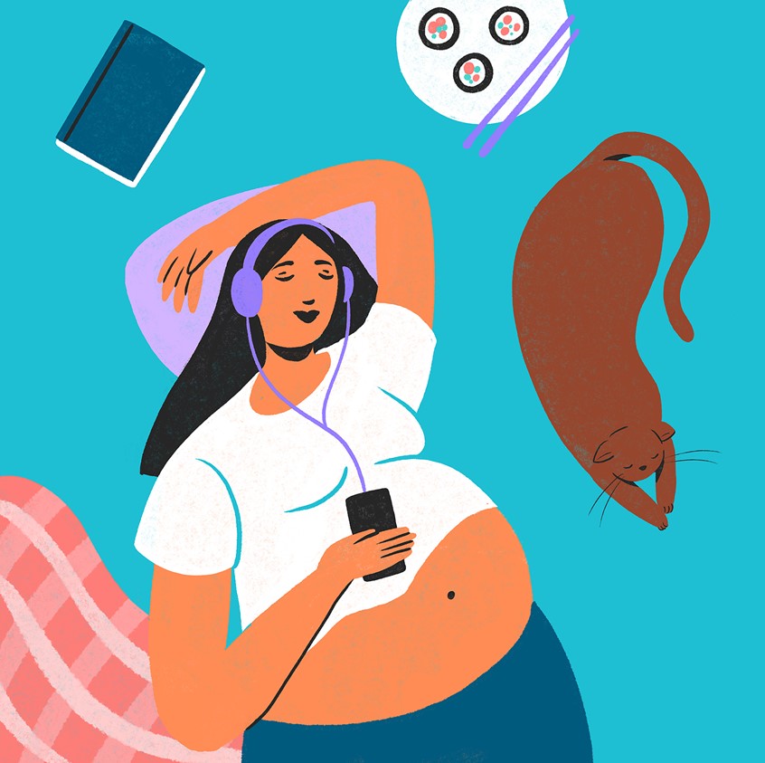 illustration of WOWMOM is a space designed to inform and create a connection between pregnant women. In this platform, real experiences of women and guidance by experts in maternity converge.
Women, Woman, Pregnancy, Power, Funny, Modern, Blue, Cyan, Feminist, Feminism, Pregnant, Pregnancy, Wellness