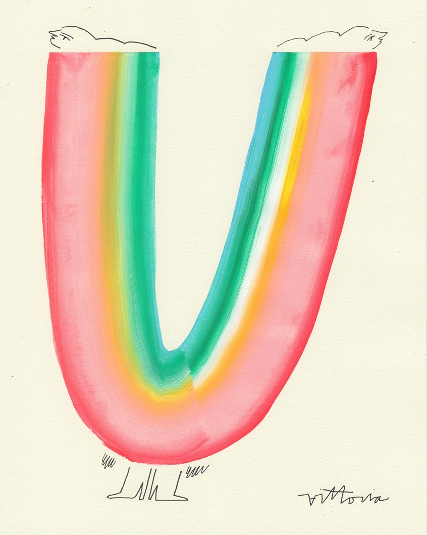 illustration of Amber Vittoria is an artist working in New York City. Her pieces focus on femininity and the female form, leveraging physical traits such as body hair, overtly extended limbs, and rounded features. Amber is a Forbes 30 Under 30 Recipient, One Club Young Gun, Society of Illustrators Gold Medalist, American Illustration Chosen Winner, and ADC Annual Award Winner. Her colorful artworks are sold as art prints through Society6 and are perfect for decor, decorating, interior design, home decor.