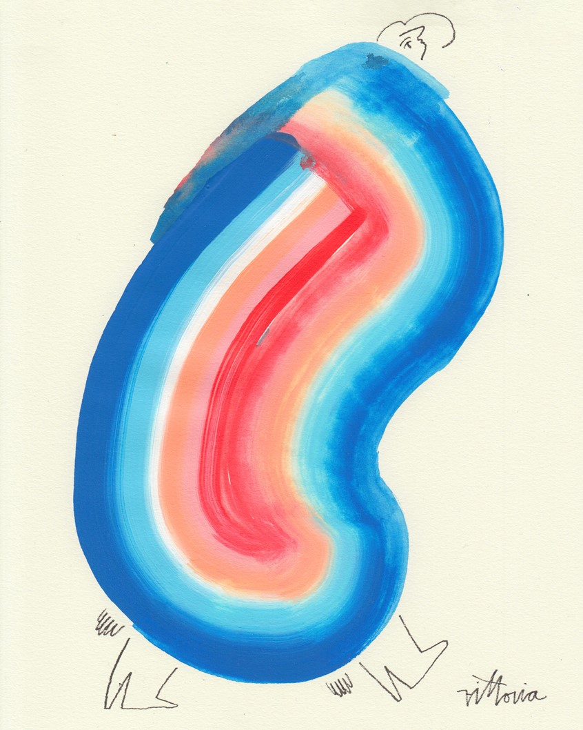 illustration of Amber Vittoria is an artist working in New York City. Her pieces focus on femininity and the female form, leveraging physical traits such as body hair, overtly extended limbs, and rounded features. Amber is a Forbes 30 Under 30 Recipient, One Club Young Gun, Society of Illustrators Gold Medalist, American Illustration Chosen Winner, and ADC Annual Award Winner. Her colorful artworks are sold as art prints through Society6 and are perfect for decor, decorating, interior design, home decor.