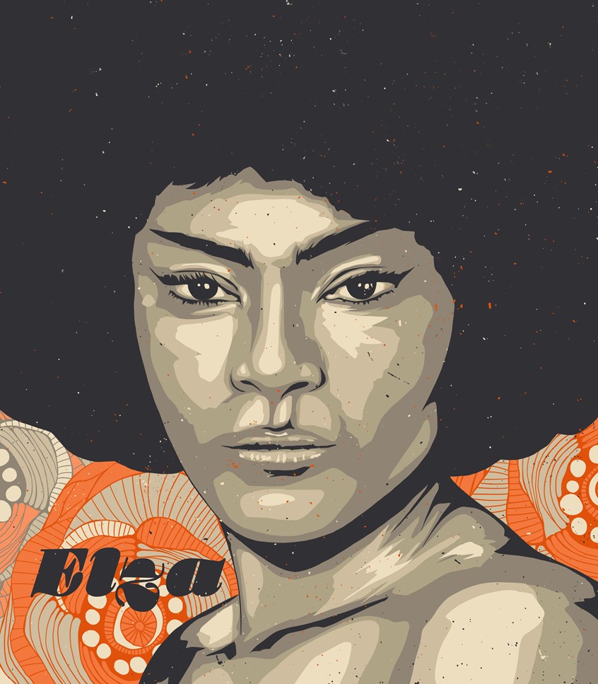 illustration of Part of a series of illustrations made for a booklet that tells the story of legendary football player Garrincha.
Editorial, books, publishing, author, entertainment, promotion, marketing, advertising, digital media, web media, football, soccer, sports, color, orange