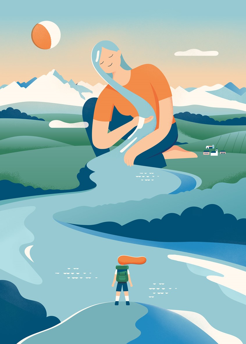 illustration of This illustration is a contribution to the collective exhibition entitled