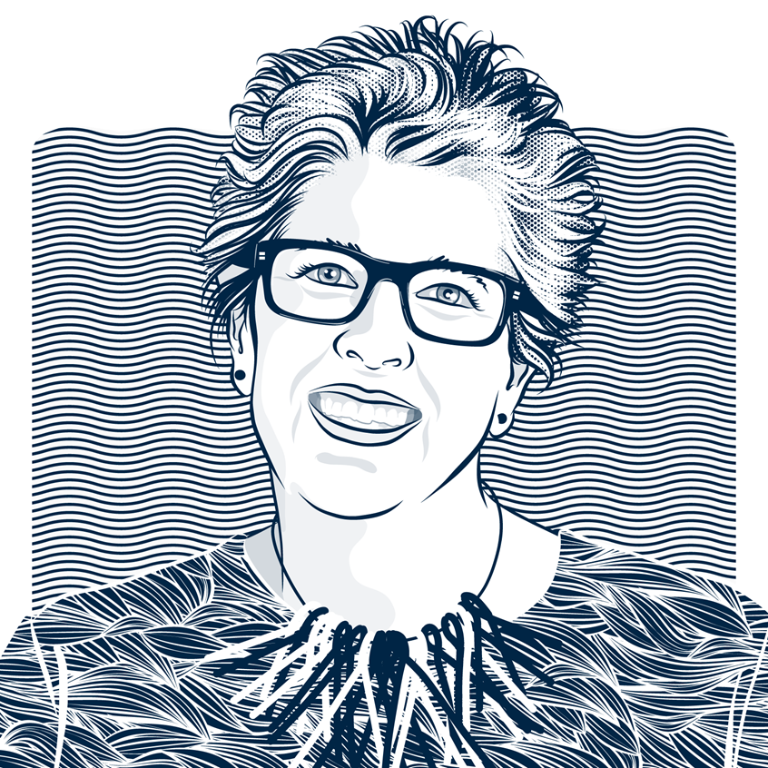 illustration of Illustrator, illustration, art, design, artwork, editorial, magazine, newspaper, news, article, branding, brand, graphic design, packaging, product, advertising, advertisement, ad, identity design, marketing, campaign, print, digital, web, social media, creative, striking, bold, poster, billboard, people, portrait, faces, pattern, gbbo, bbc, netflix, pastry, patisserie, bread, baking, celebrity, chef, judge, reality tv, cooking show