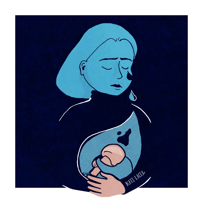 illustration of Conceptual illustration to raise awareness about mental health on blue Monday, the third Monday in January when statistically the highest number of people attempt suicide.
Blue, Thought-provoking, Teardrop, Tears, Sad, Mental Health, Mental Wellbeing, Care, Self-Care