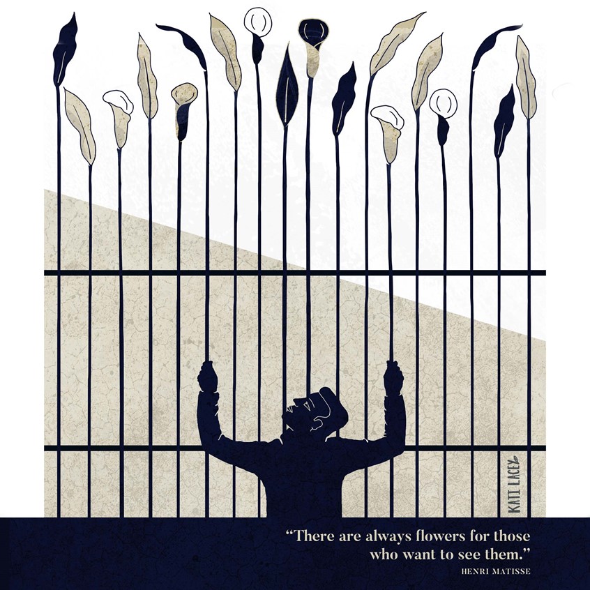 illustration of Illustrated quote:
