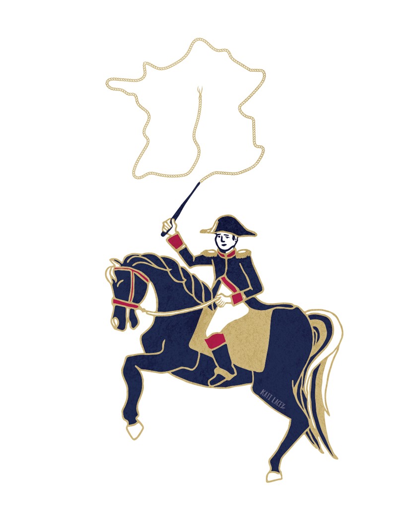 illustration of Editorial illustration for an article I read in the Guardian about why Napoleon's behaviour creates division in France even today.
War, Horse, Rider, History, Napoleon, Whip, France, Country, Politics, Soldier, Horseman, French,