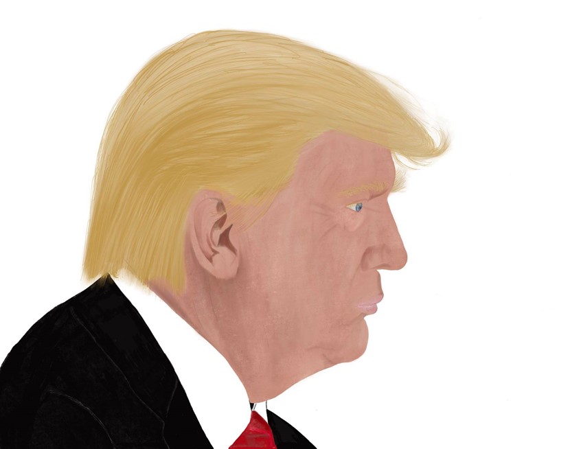 illustration of Digital illustration of President Donald J Trump. Created using Apple Pencil on iPad Pro.
Keywords: Trump, President, portrait, digital illustration, digital, profile,