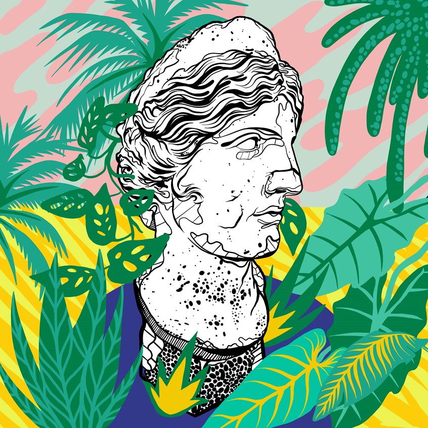 illustration of roman bust, roman, still life, antique, ancient, black and white line work, pattern, Italy, luxury, History, plants, palm trees, botanical, bust, stone, historical, Emperor, beard, ancient Rome,
Reconstructed, Marcus Aurelius, relief, stone, human anatomy, portrait, figure, female, woman, face, Greek, mythology,