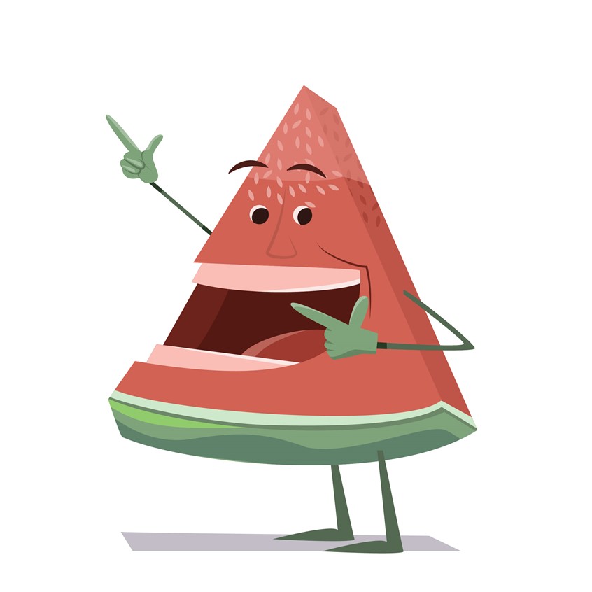 illustration of Image made for the app Healty family, learning about how to live a good life.
melon, rock, cool, shouting, loud, card, entertain, food. vegetable. power, character design, funny, children, heatlhy, sign