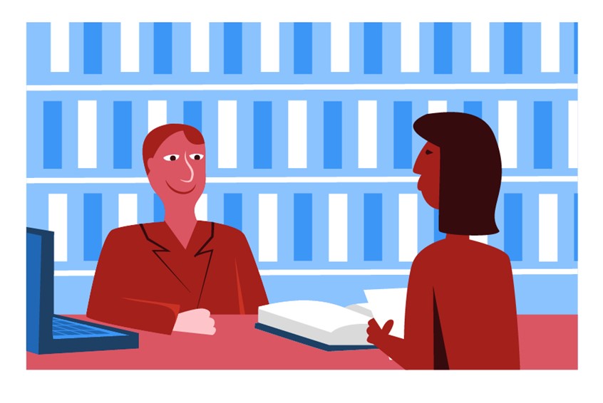 illustration of One of many small images for an educational project about how develope projects.
meeting, business, talk, work, project, advice, authority, information, explainer, education, books, knowledge,