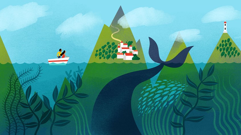 illustration of Editorial illustration for an article in Conde Nast Traveler -