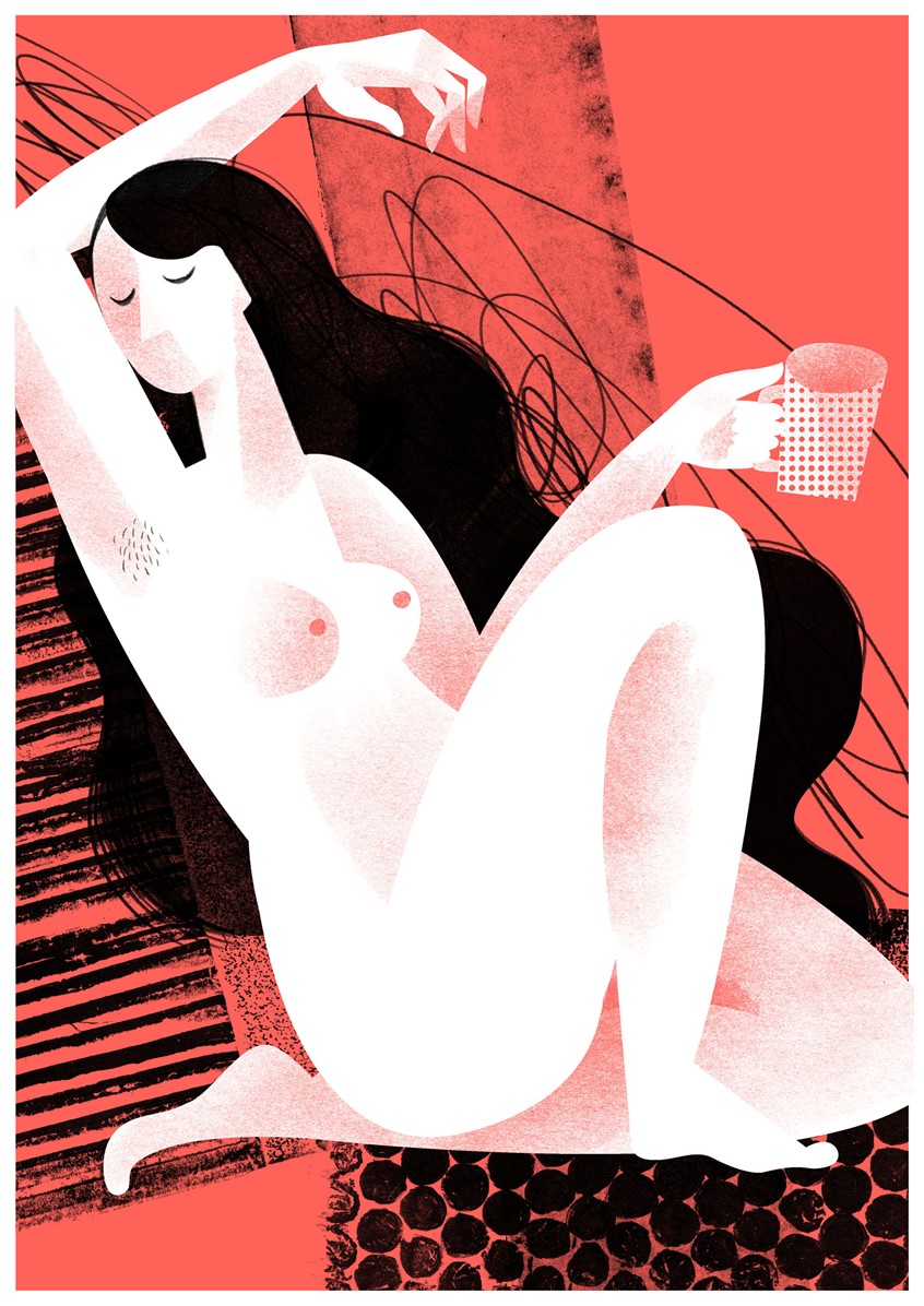 illustration of Part of a gallery project 'I Am Home