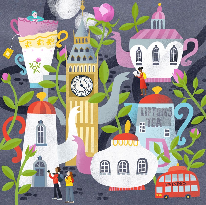 illustration of An illustration for Londonist Drinks,
