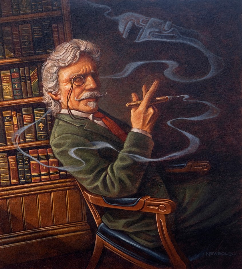 illustration of Public awareness campaign for Truth Against Tobacco in which I reimagined characters from the board game Clue and the end result that the smoke is what really killed them. library, smoking health science medical noir humor editorial concept conceptual monocle gentleman books gentry upper crust