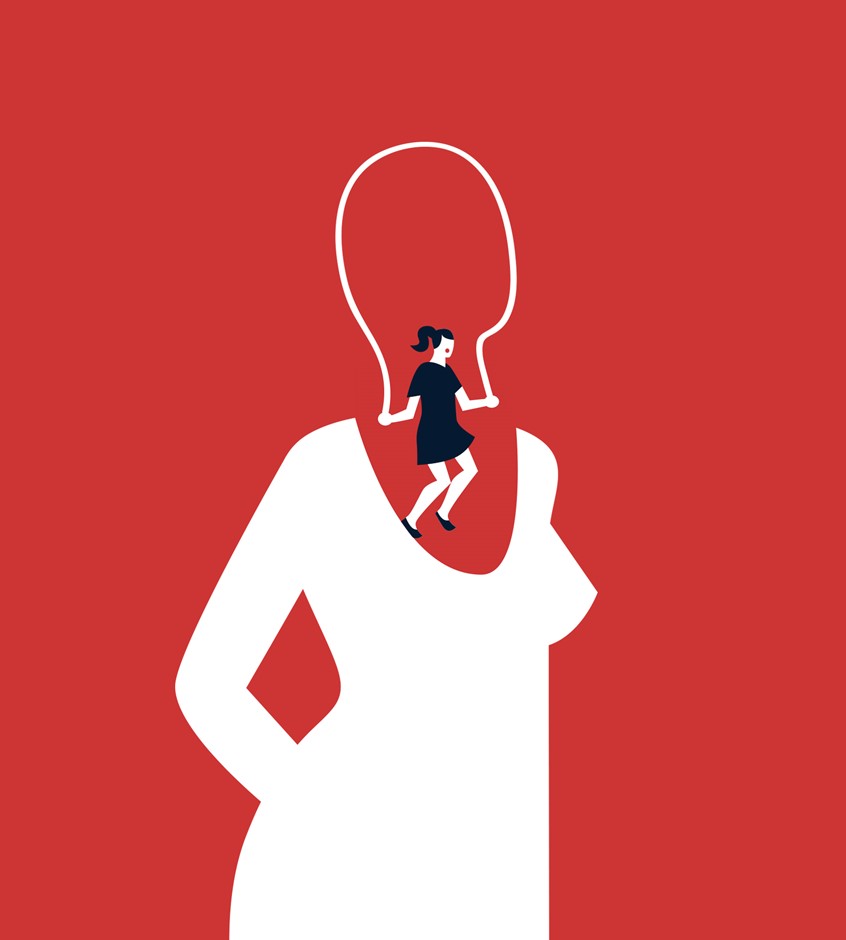 illustration of The illustration for the poster for the play “She’s a girl, she can do whatever she wants” is based on a story about how a woman can be a girl at any age.