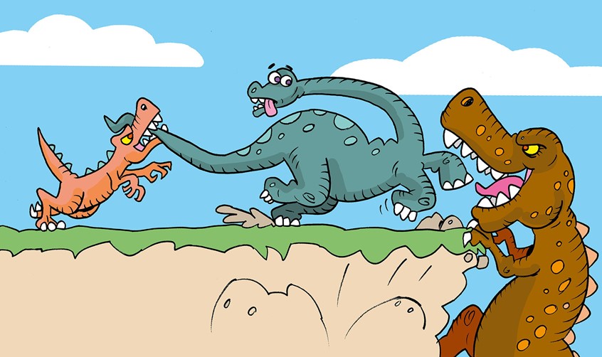 illustration of I have a strong sense of design and composition which is perfect for my humorous cartoons. The strong ink and pen work suits my style of storytelling. Strong graphic art perfect for children's books and comic book work. The catch 22 cartoon is my digital cartoon strip for my online work.
