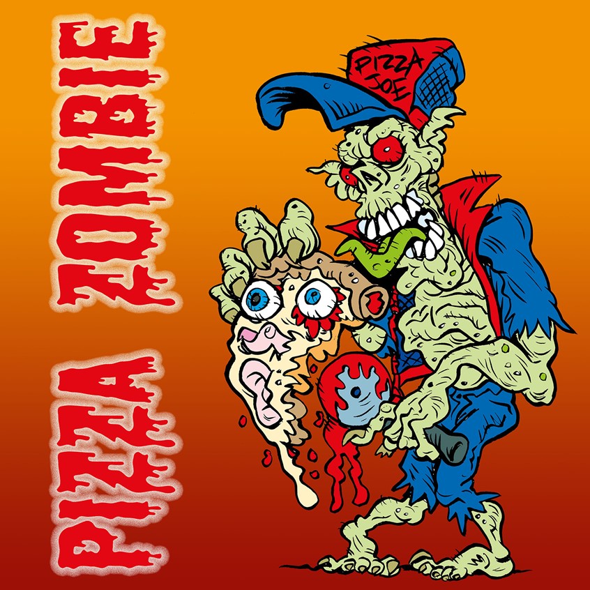 illustration of I love Zombie and horror films but I also love to draw humor and characters. Using my ink and pen colorful drawings I have created a range of edgy graphic cartoons that are perfect for t-shirt and film-based editorial.