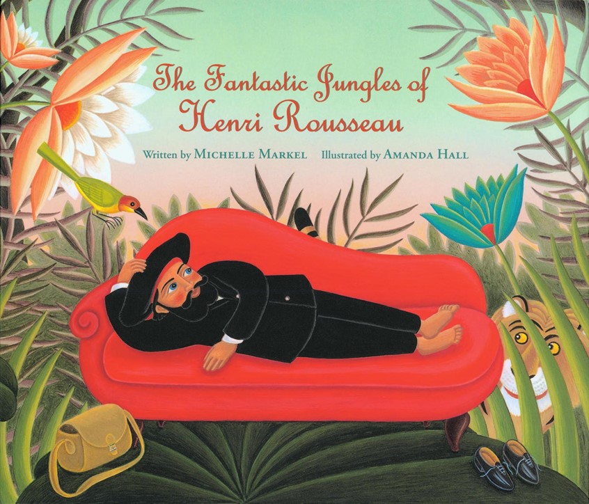 illustration of Picture book artist biography written by Michelle Markel. Illustrated by Amanda Hall for Eerdmans Books for Young Readers.