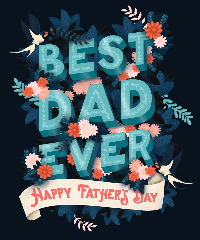 illustration of The brief was to illustrate Father’s Day activity Card for Hewlett-Packard printables to help families make the most of the moments that matter.
For more details about the project, please visit: https://nataliamaca.com/Father-s-Day-Activity-Card
card design, hand-drawn, typography, floral, typographic, lettering, hand-drawn type, modern lettering, modern vintage