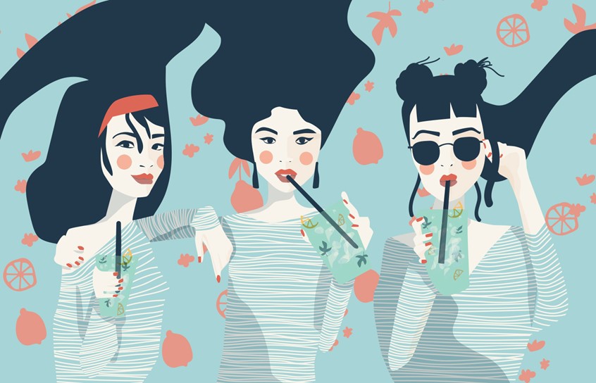 illustration of Flirty Soap Co was a great project to collaborate. I had to create an illustration for the Citrus Mint Tea Liquid Soap label.
For more details about the project, please visit: https://nataliamaca.com/Flirty-Soap-Co
label design, character design, food, fashion, youth, friendship,