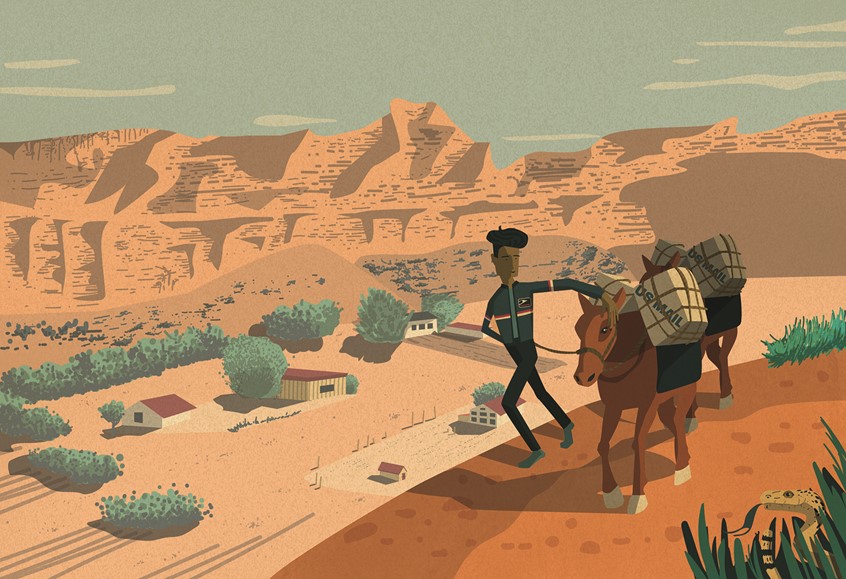 illustration of The brief was to create illustrations for the bundle of four Envelopes