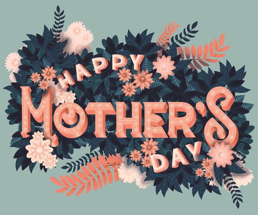 illustration of The brief was to create Mother’s Day activity Card for Hewlett-Packard printables to help families make the most of the moments that matter.
card design, hand-drawn, typography, floral, typographic, lettering, hand-drawn type, modern lettering, modern vintage