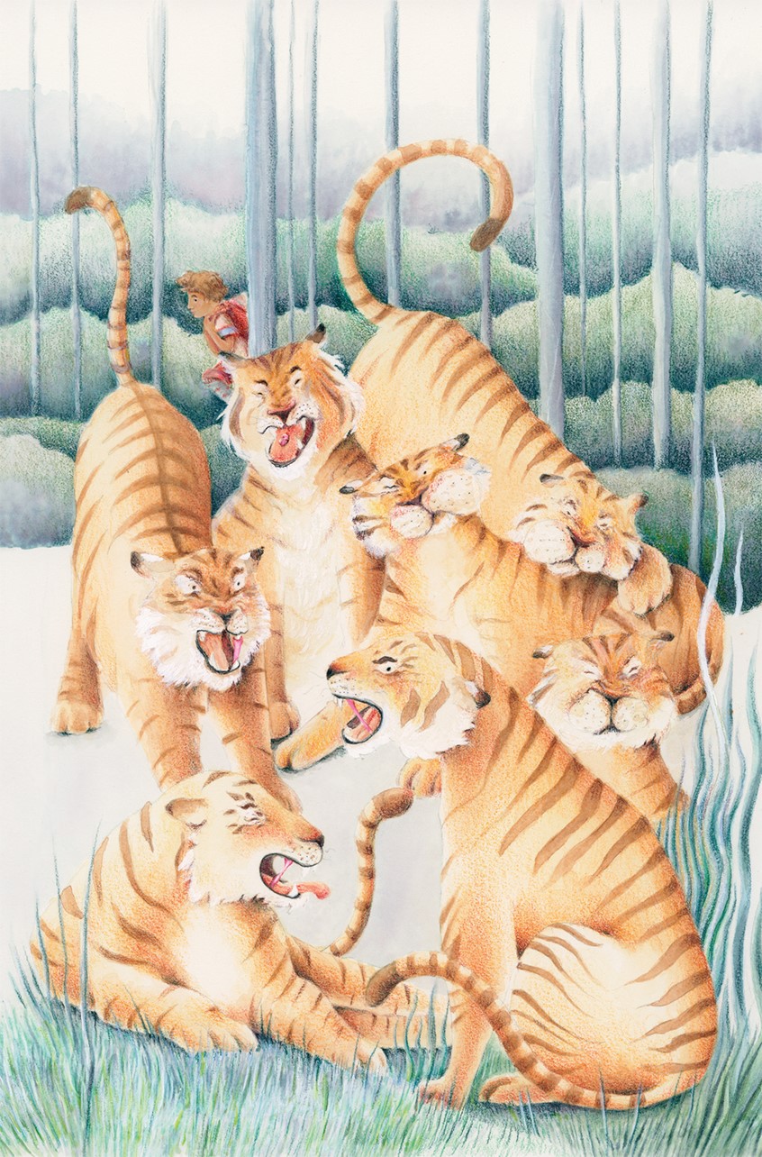 illustration of An illustration for the 7th chapter of the children's book