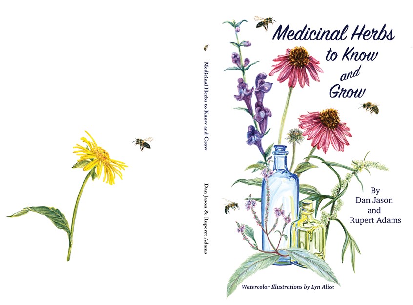 illustration of Book Cover Wrap Illustration & Design ~ Watercolor, Photoshop Cover and interior Illustrations in collaboration with Canadian Authors Dan Jason and Rupert Adams. Botanical & Herbal Healing, Tinctures and Living a Healthy Lifestyle. #illustrationartist #herbalremedies #contemporarybotanicalart #natureart #outdoorlife #flowers #bookillustration #naturalliving #bees #editorialillustration #illustrationoftheday #herbalife #flower
#bookdesign #design #books
