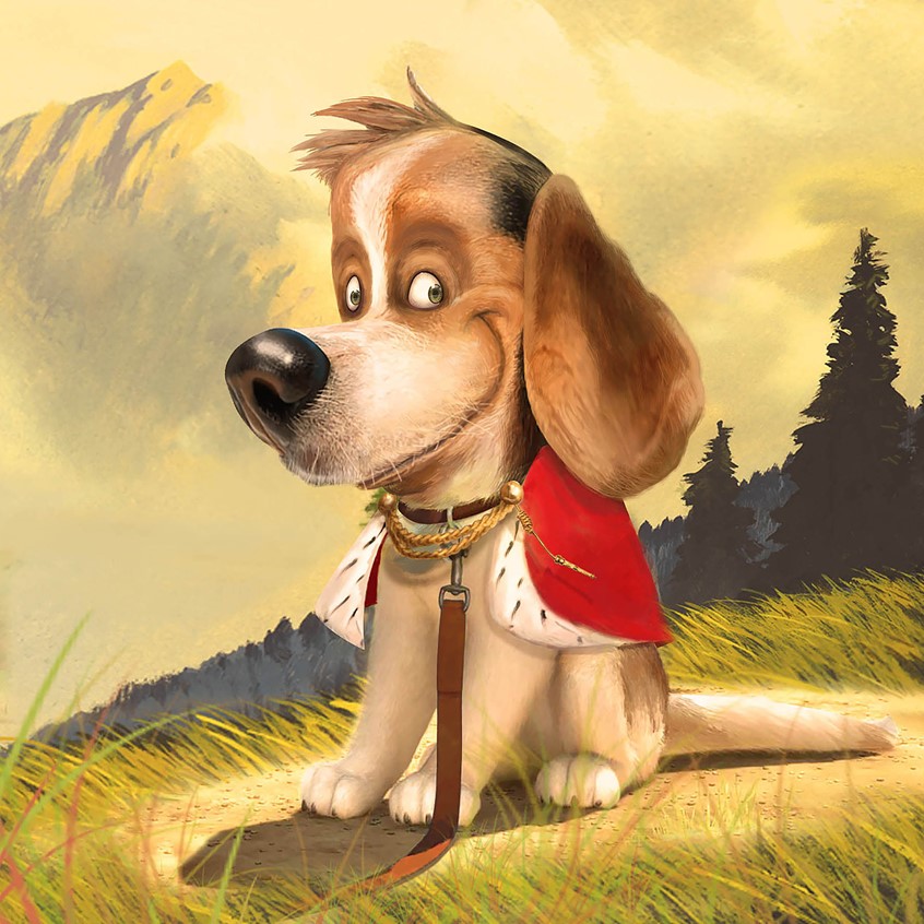 illustration of This art was done for a non-profit company called Art for Barks.
The art is part of a 5 part series of personal dog portraits that were sold as part of a program to place homeless dogs