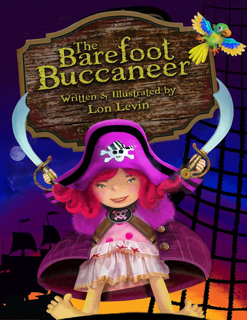 illustration of An online published book about a young girl who refuses to listen to her single father and is banished to her room.
Within moments she imagines herself in a high seas adventure with a crew of her own, none of whom will listen to her.
There's a lesson to be learned as she braves insults, disobedience and a monster who is very hungry!