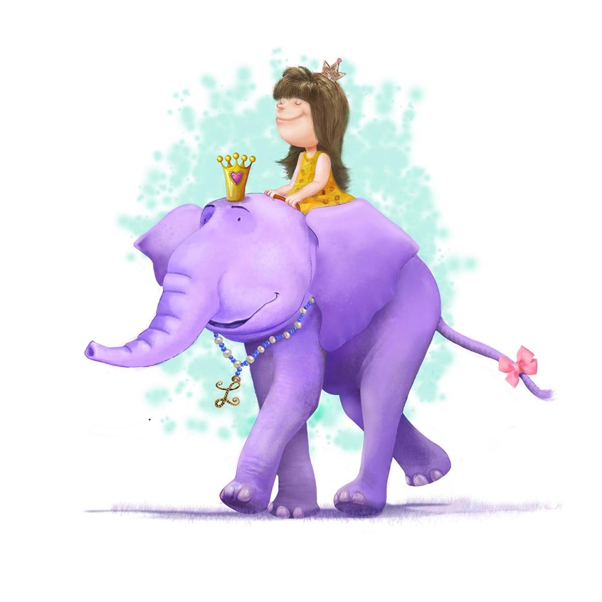 illustration of Olive and her little sister Lucy spent hours playing in this story about being the different one in a family.
#elephants #animals #gamily #lovable #love #playful