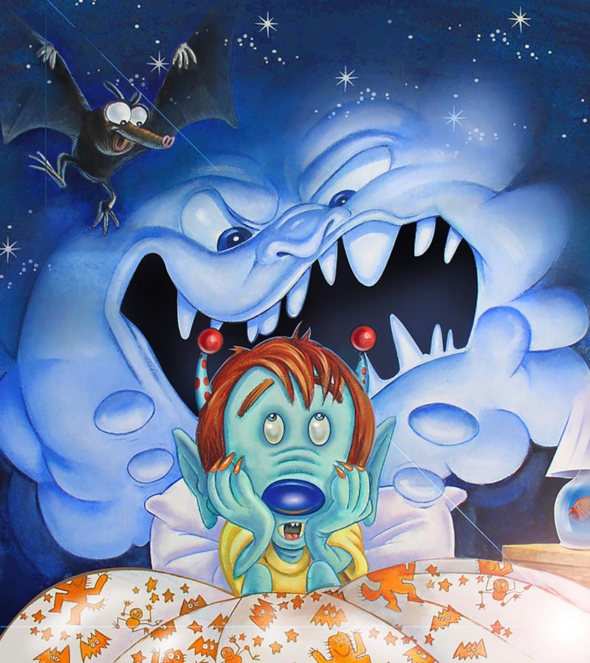 illustration of This is the cover of Marshall from the Children's Book