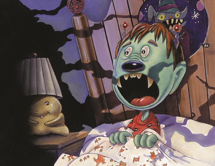 illustration of Art from There's a Kid Under My Bed written by Lisa Willever.
This is a scene in which Marshall is startled by a noise coming from under his bed. He is certain it's a wild boy!
#monster #boy #kid #monsters #family #love #funny #humor