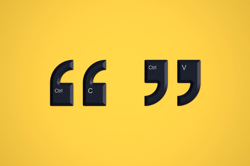 illustration of Plagiarism is an old vice, which has taken on new relevance in the age of artificial intelligence. The big questions that inevitably arise concern what constitutes intellectual theft and what can be considered acceptable borrowing or inspiration.