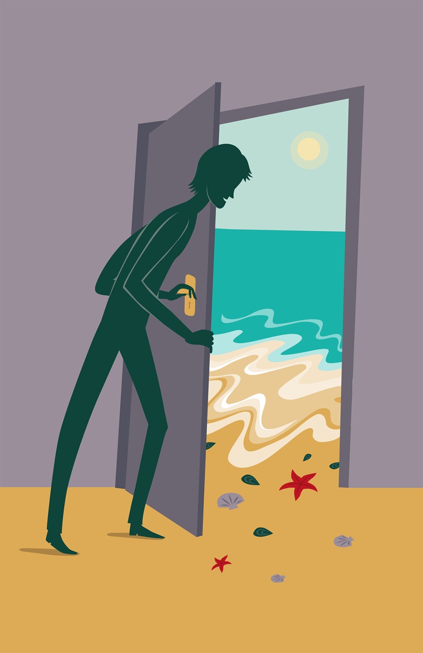 illustration of A 7 day self-coaching book to help you follow your dreams and achieve your goals
- Open up to new adventures
navigating, beach, water, door, search, quest, traveling, sea, ocean, hope, far, achievement, trust, harmony, curiosity, longing, future, coach, work, dream, pursue,